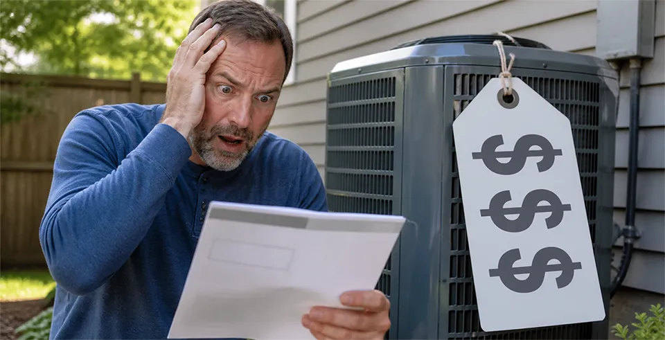 We realize the sticker shock on new HVAC units can be overwhelming.