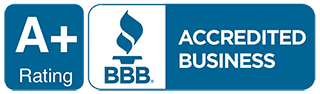We are accredited with the BBB and are proud of our A+ rating