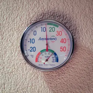You can use a hygrometer, such as this one, to test your levels of indoor humidity.