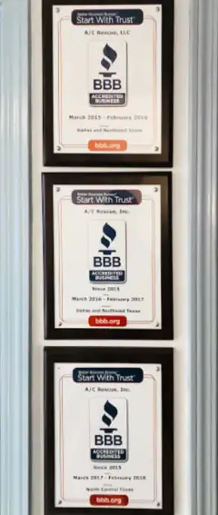 We are an A+ rated business with the Better Business Bureau